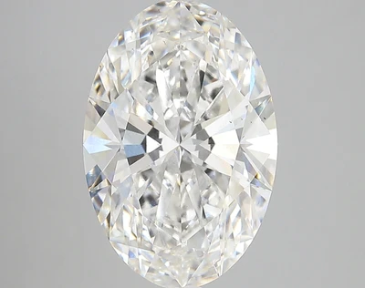 5.26-Carat Oval Lab Grown Diamond