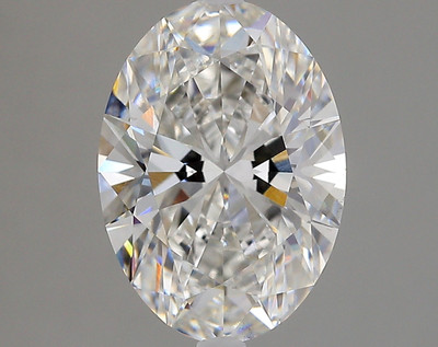 3.15-Carat Oval Lab Grown Diamond