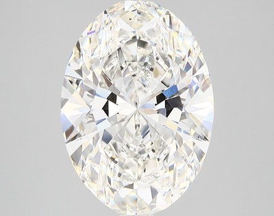 3.67-Carat Oval Lab Grown Diamond