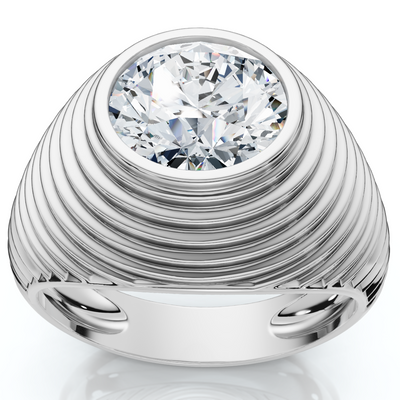 Certified 2Ct Kara Diamond Engagement Anniversary Ring 14k Gold Lab Grown