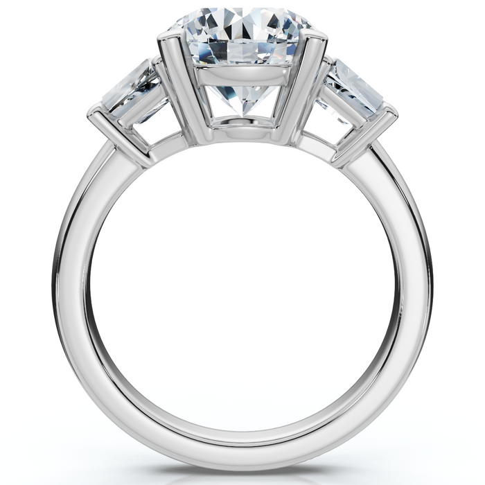 Certified 3 3/4Ct Kiran Diamond Engagement Ring 14k Gold