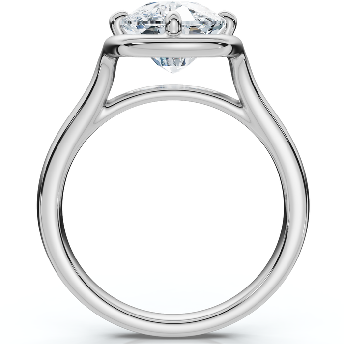 Certified 3Ct Sylva Elongated Cushion Diamond Engagement Ring 14k Gold Lab Grown