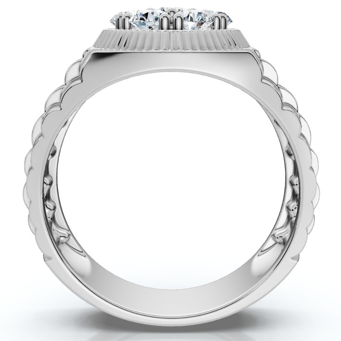 Men's 3/4Ct Diamond Anniversary Wedding Ring 14k Gold Lab Grown