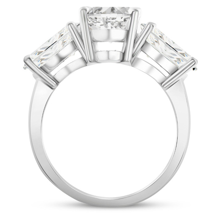 Certified 5Ct TW Marquise & Pear Three Stone Engagement Ring 14k Gold Lab Grown Certified 5Ct TW Marquise & Pear Three Stone Engagement Ring 14k Gold Lab Grown