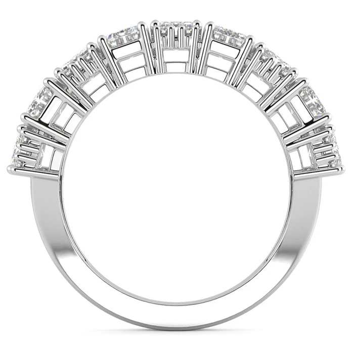 3Ct Emerald Cut Wedding Ring Anniversary Band 14k Gold Lab Grown