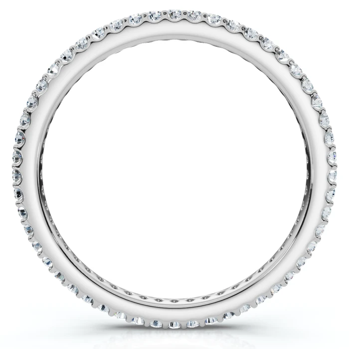 1/3Ct Diamond Eternity Ring Stackable Wedding Band Gold Lab Grown