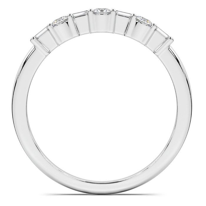 1/5Ct Stackable Diamomnd Anniversary Ring Wedding Band 14k Gold Lab Grown