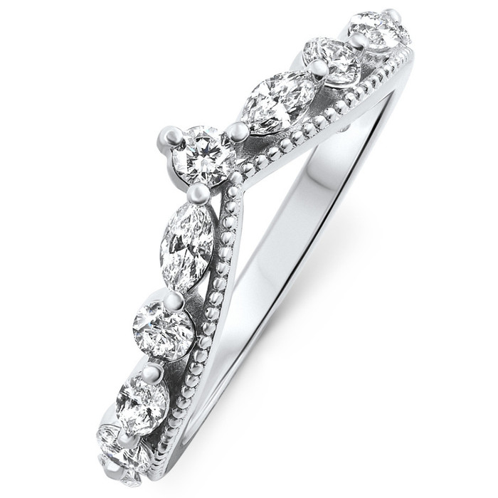 1Ct Diamond Wedding Contour Fancy Anniversary Ring in 14k Gold Lab Grown 1Ct Diamond Wedding Contour Fancy Anniversary Ring in 14k Gold Lab Grown