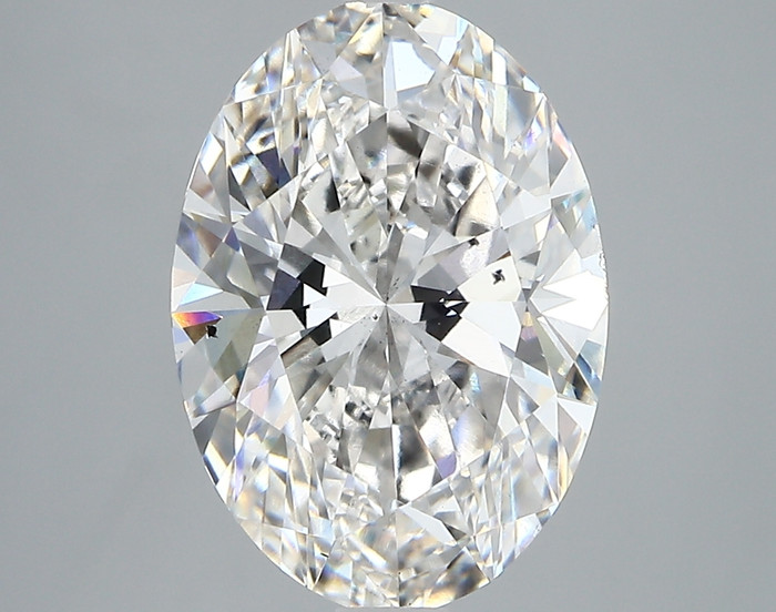3.74-Carat Oval Lab Grown Diamond
