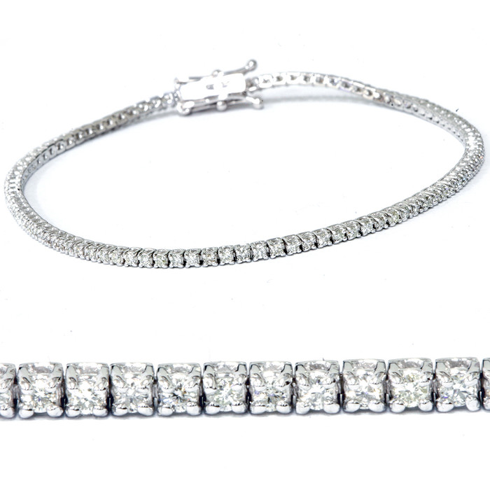 1 ct Diamond Tennis Bracelet 18k