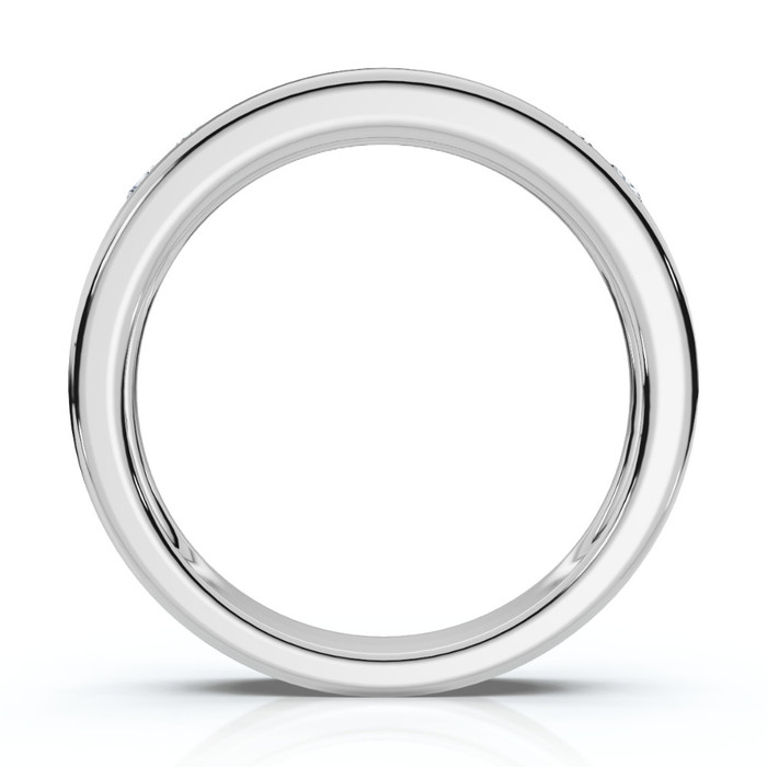 1/2Ct Princess Cut Diamond Wedding Ring 14k Gold Channel Set Lab Grown 1/2Ct Princess Cut Diamond Wedding Ring 14k Gold Channel Set Lab Grown