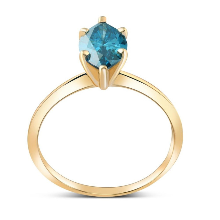 1 1/2Ct Marquise Solitaire Diamond Engagement Ring White, Yellow Gold Lab Grown 1 1/2Ct Marquise Solitaire Diamond Engagement Ring White, Yellow Gold Lab Grown