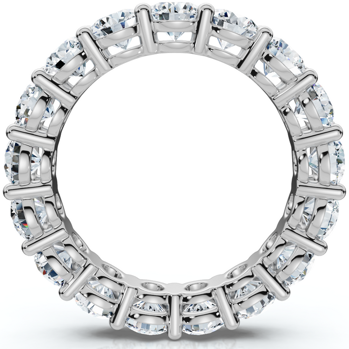 2 - 6Ct TW Diamond Eternity Ring 14k Gold Anniversary Lab Grown Wedding Band