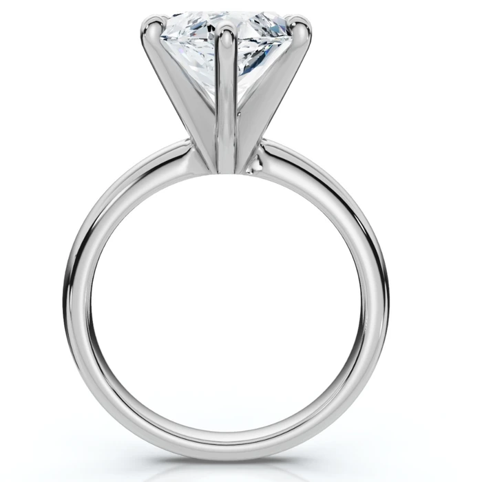 Certified 6Ct Marquise Solitaire Diamond Engagement Ring Lab Grown