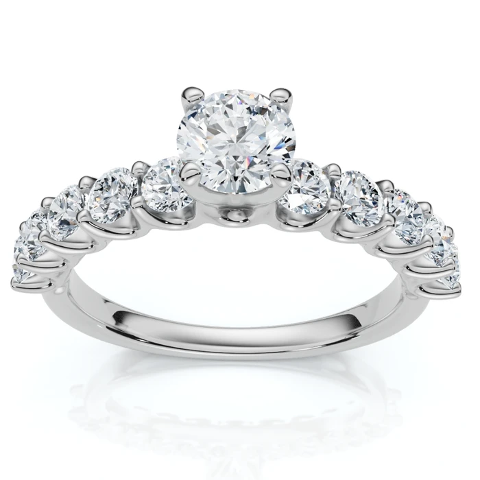 2Ct Diamond Engagement Ring 14k Gold Lab Grown