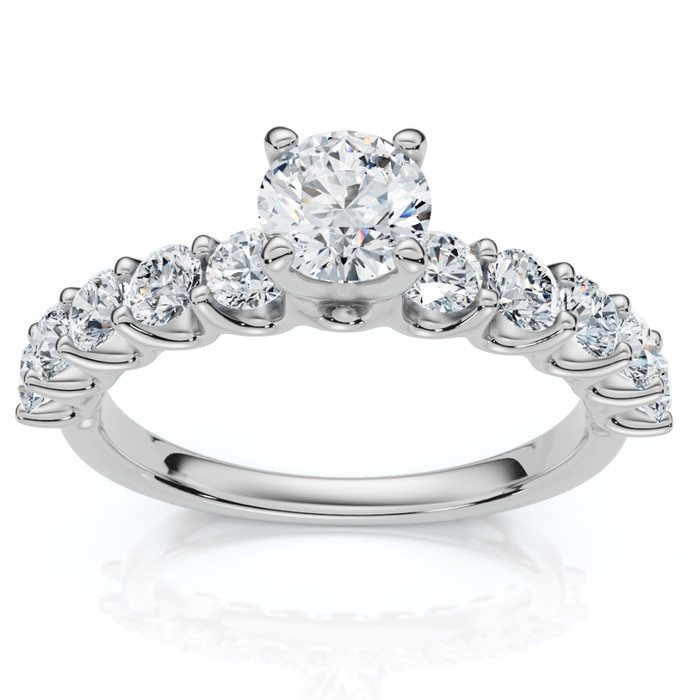 2Ct Diamond Engagement Ring 14k Gold Lab Grown