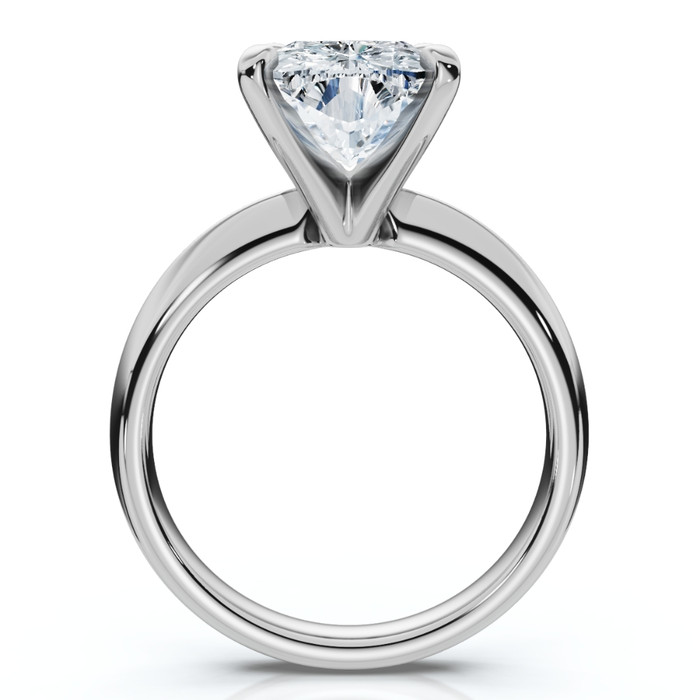 Certified 5Ct Elongated Cushion Diamond Engagement Ring Lab Grown