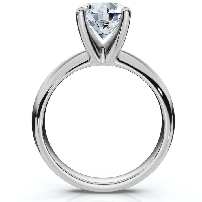 Certified 2.60Ct Solitaire Diamond Engagement Ring Gold or Platinum Lab Grown