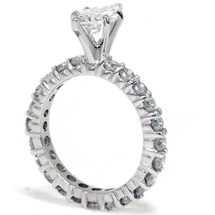 2 1/2Ct Marquise Lab Grown Diamond Engagement Eternity Ring