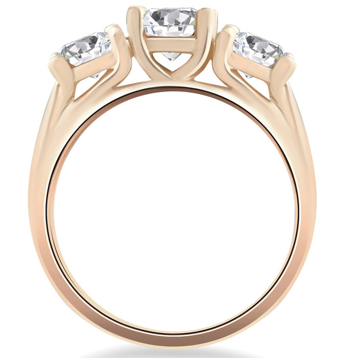 3 1/2ct Diamond 3-Stone 14k Yellow Gold Engagement Ring Lab Grown 3 1/2ct Diamond 3-Stone 14k Yellow Gold Engagement Ring Lab Grown