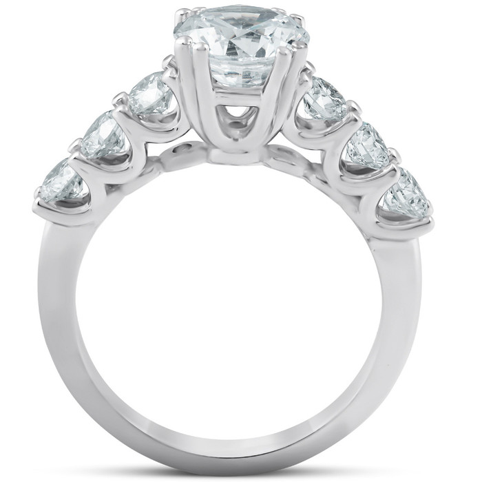 2 Ct Diamond Engagement Ring 14k White Gold Lab Grown
