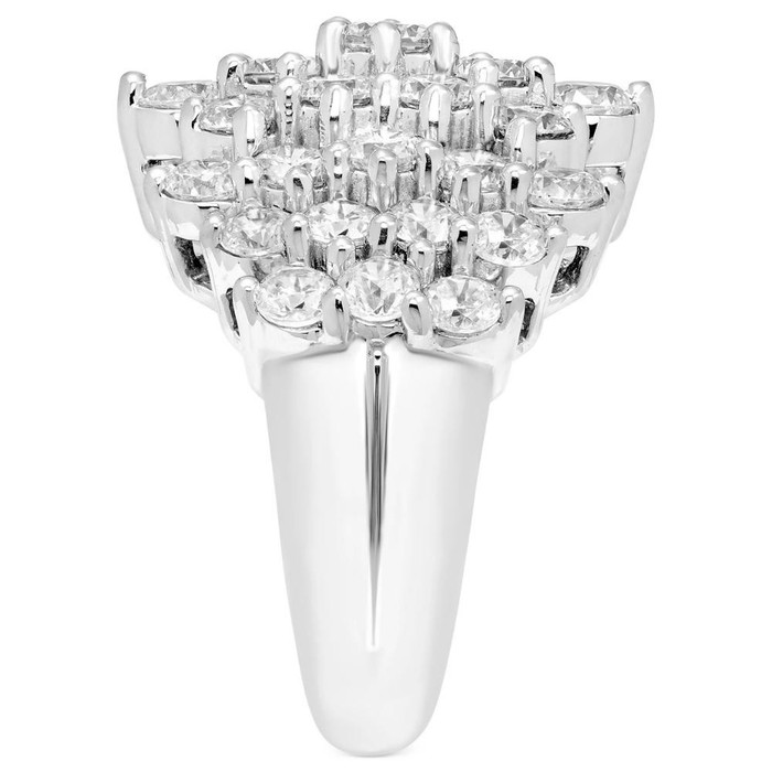 5Ct Diamond Fashion Ring Anniversary Band in White, Yellow, or Rose Gold