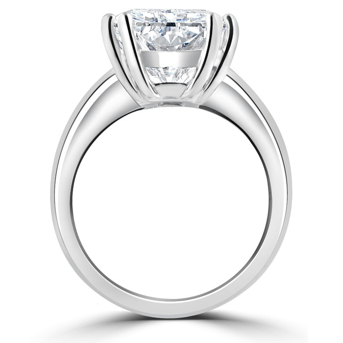 Certified 6.00Ct H/VS Radiant Cut Diamond Engagement Ring White Gold Lab Grown