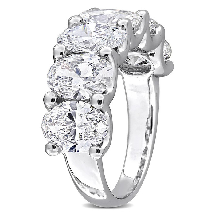 6Ct Oval Diamond U Prong Wedding Anniversary Ring 14k Gold Lab Grown 6Ct Oval Diamond U Prong Wedding Anniversary Ring 14k Gold Lab Grown