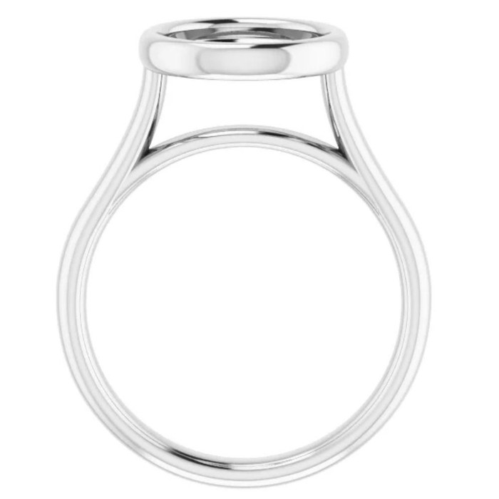 Charlotte Solitaire Bezel Ring Setting Charlotte Solitaire Bezel Ring Setting