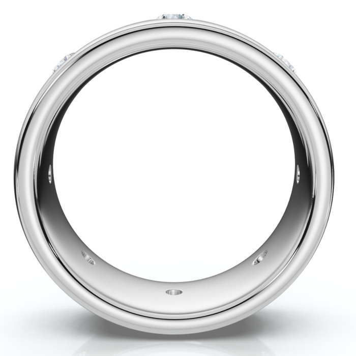 Men's 1.25Ct Diamond Ring Polished Wedding Band 14k Gold Lab Grown Men's 1.25Ct Diamond Ring Polished Wedding Band 14k Gold Lab Grown