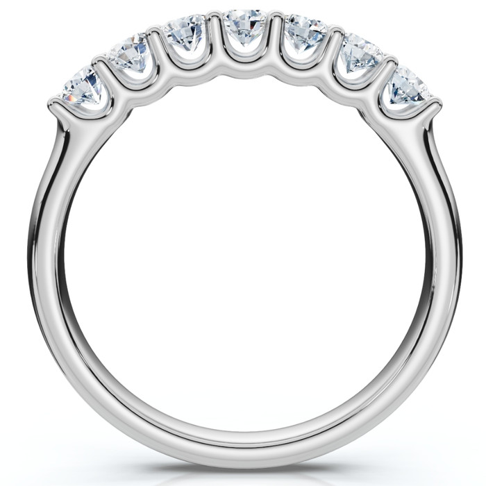 1/2Ct Diamond Wedding Ring Gold U Prong Lab Grown