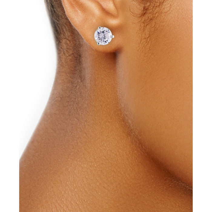 Lab Diamond Martini Stud Earrings
