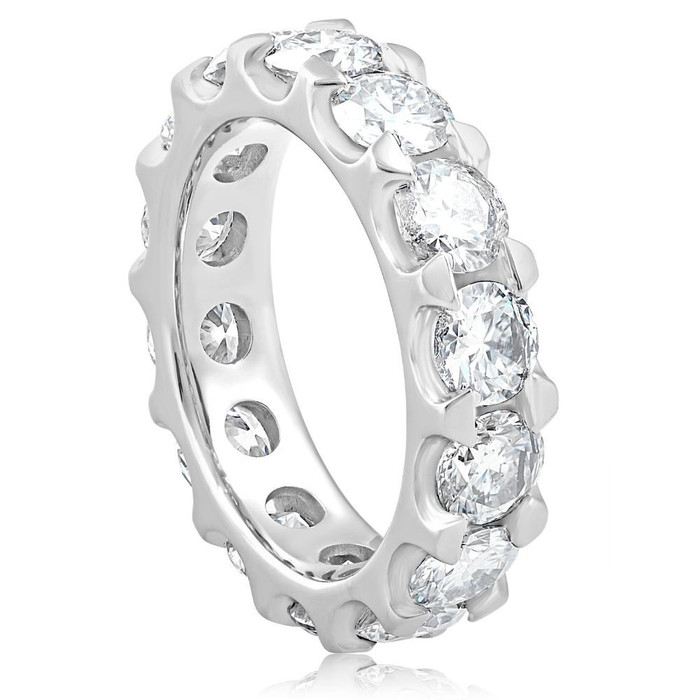 5 Ct Lab Grown Diamond Eternity Ring in 14k White, Yellow, or Rose Gold 5 Ct Lab Grown Diamond Eternity Ring in 14k White, Yellow, or Rose Gold
