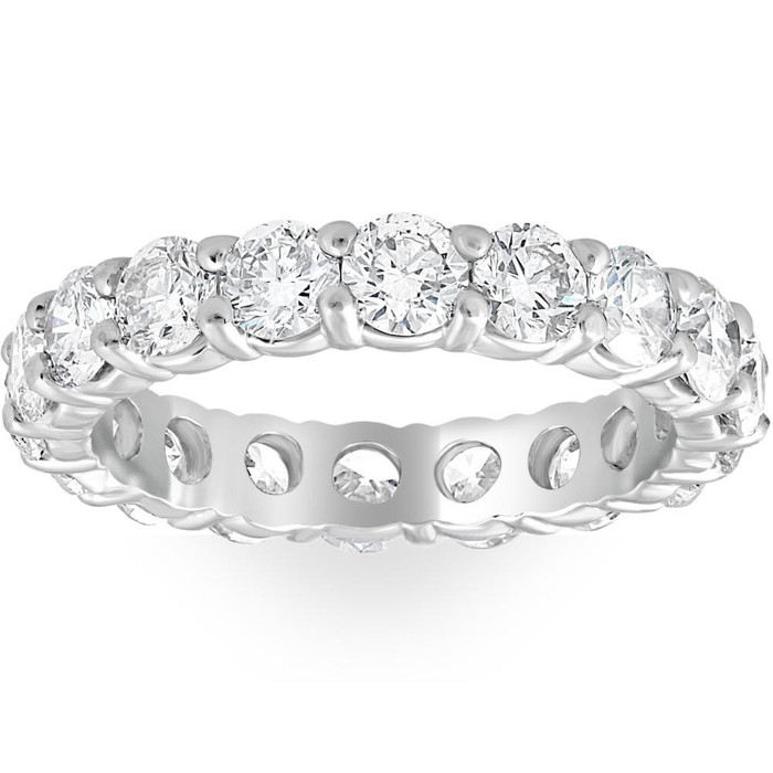 Platinum 3Ct Diamond Eternity Wedding Ring Lab Grown Platinum 3Ct Diamond Eternity Wedding Ring Lab Grown