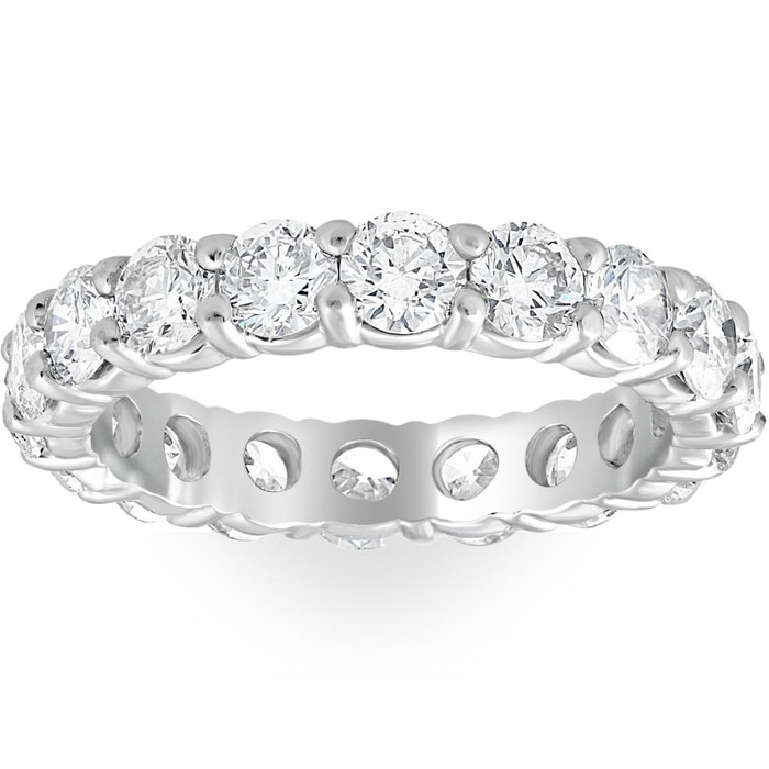 Platinum 3Ct Diamond Eternity Wedding Ring Lab Grown Platinum 3Ct Diamond Eternity Wedding Ring Lab Grown