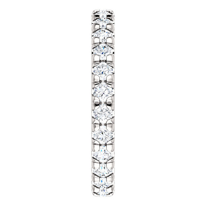 1 Ct Diamond Wedding Eternity Ring Lab Grown 14k White Gold 1 Ct Diamond Wedding Eternity Ring Lab Grown 14k White Gold