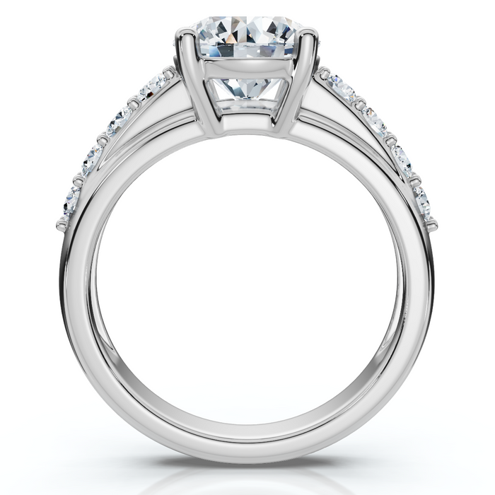 Certified 2 1/2Ct Diamond Engagement Wedding Ring Set 14k Gold Lab Grown Certified 2 1/2Ct Diamond Engagement Wedding Ring Set 14k Gold Lab Grown