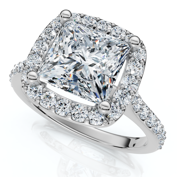 Certified 2 3/4Ct Princess Cut Diamond Engagement Wedding Ring Set 14k Lab Grown Certified 2 3/4Ct Princess Cut Diamond Engagement Wedding Ring Set 14k Lab Grown