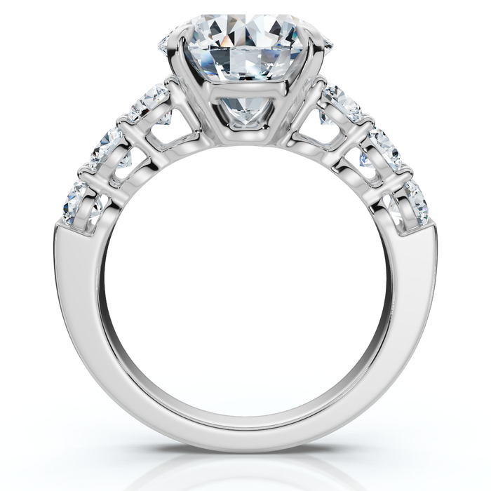 Certified 5Ct Elizabeth Diamond Engagement Ring Lab Grown