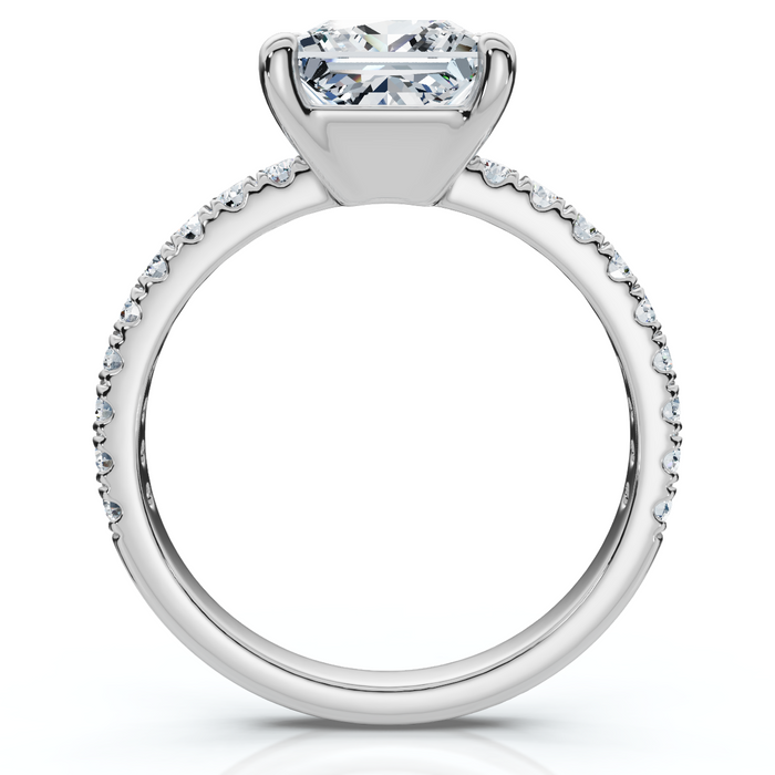 Certified 2 1/3Ct Princess Cut Diamond Engagement Ring 14k Gold or Pt Lab Grown Certified 2 1/3Ct Princess Cut Diamond Engagement Ring 14k Gold or Pt Lab Grown