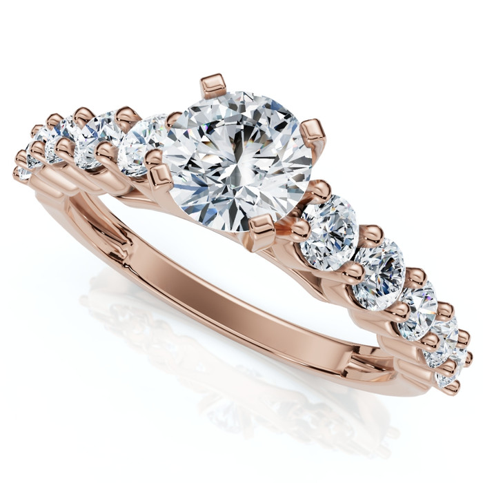 Certified 2 1/2Ct Diamond Engagement Ring With Accents 14k Gold Lab Grown Certified 2 1/2Ct Diamond Engagement Ring With Accents 14k Gold Lab Grown