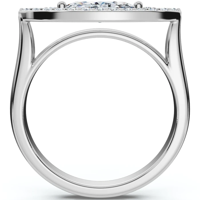 1Ct Marquise Katseye Diamond East to West Ring Gold Lab Grown