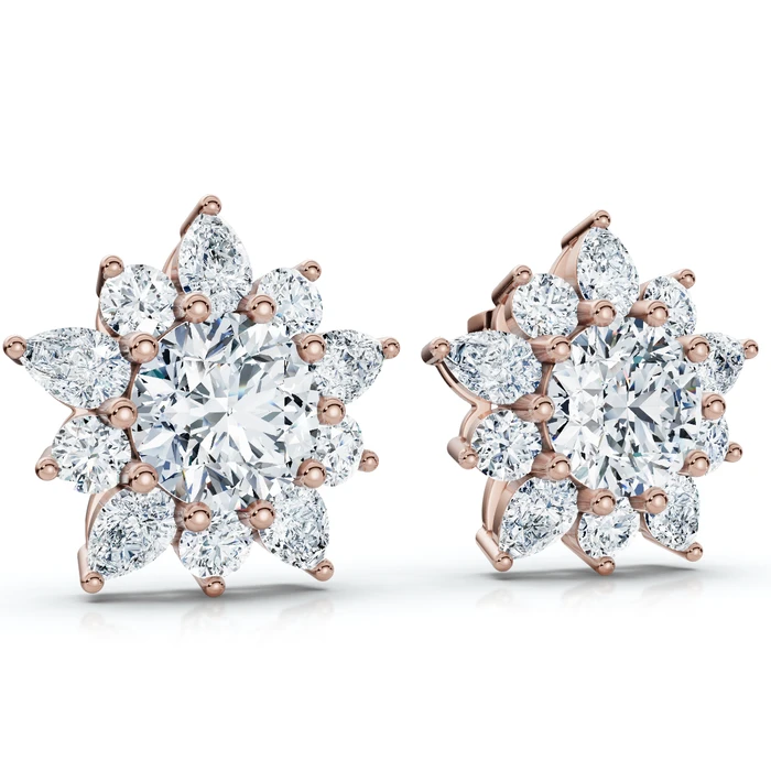 Certified 6 1/2 Cttw Amanda Lab-Grown Diamond Earrings in 10K Gold