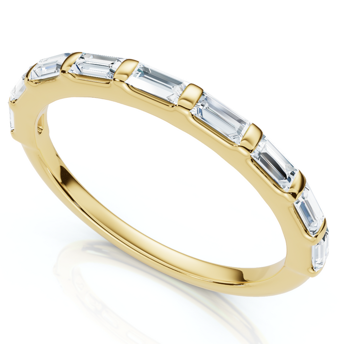 1/2Ct Baguette Diamond Anniversary Stackable Band 14k Gold or Platinum Lab Grown