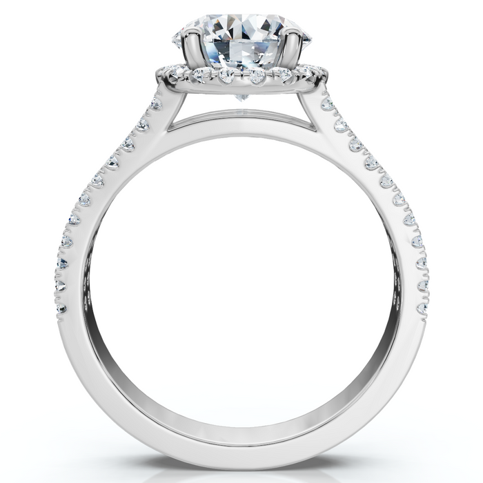 2 1/3Ct Diamond Waverly Lab Grown Engagement Ring White, Yellow or Rose Gold