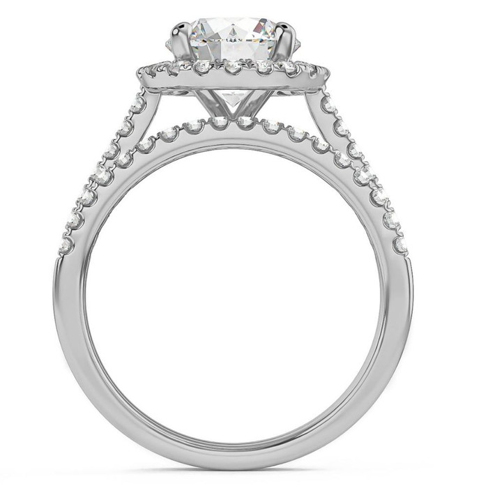 3 1/3Ct Halo Diamond Engagement Lab Grown Ring Set White Yellow or Rose Gold 3 1/3Ct Halo Diamond Engagement Lab Grown Ring Set White Yellow or Rose Gold