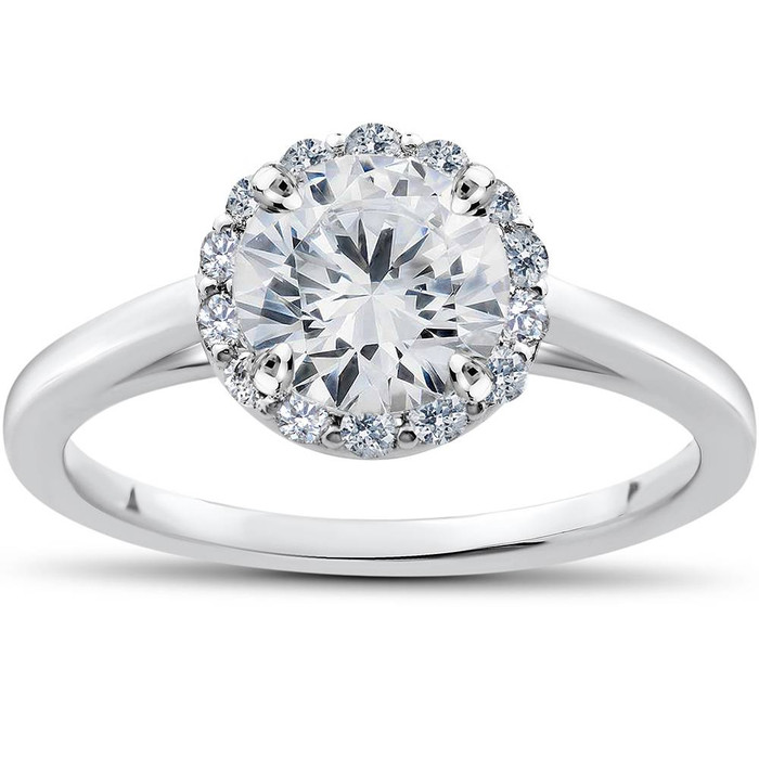 1/4 ct Diamond Madelyn Halo Engagement Ring Setting