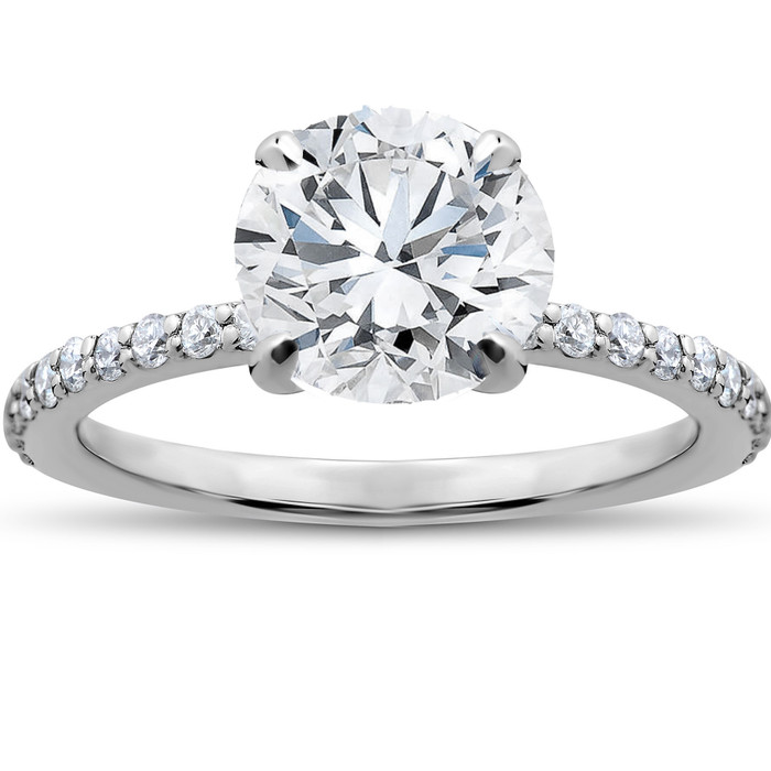 1 3/4 ct Lab Grown Diamond Sophia Engagement Ring 14k White Gold 1 3/4 ct Lab Grown Diamond Sophia Engagement Ring 14k White Gold