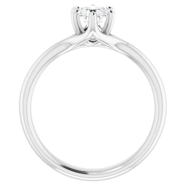 3/4Ct Oval Solitaire Diamond Engagement Ring Lab Grown 14k White or Yellow Gold 3/4Ct Oval Solitaire Diamond Engagement Ring Lab Grown 14k White or Yellow Gold