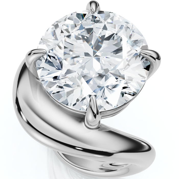Certified 5Ct Diamond Ferra Engagement Anniversary Ring 14k Gold Lab Grown